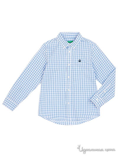 Рубашка United Colors Of Benetton, цвет синий