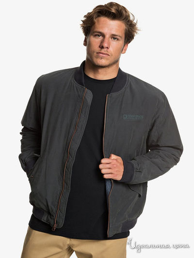 Бомбер Quiksilver, цвет серый