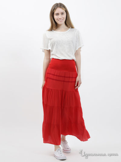 Юбка Vis-a-vis, цвет красный
