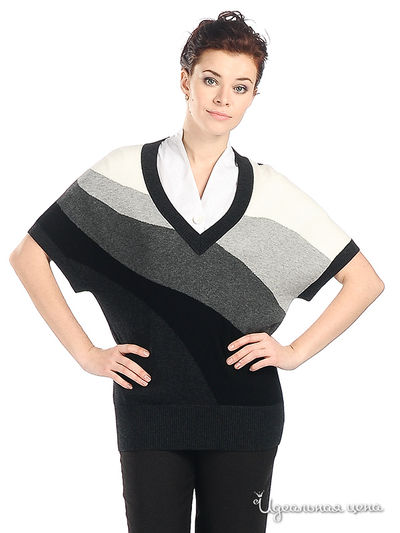 Жилет Steinberg, цвет цвет темно-серый / черный / белый