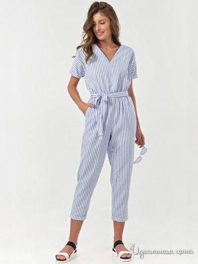 Комбинезон Fly, цвет белый, голубой