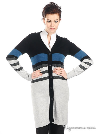 Кардиган Steinberg, цвет цвет серый / синий