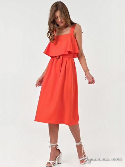 Платье Fly, цвет коралловый