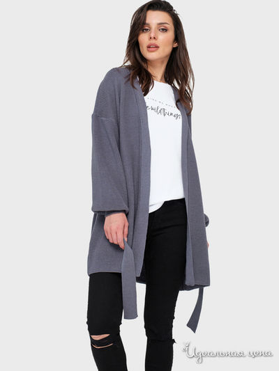 Кардиган Fly, цвет темно-серый