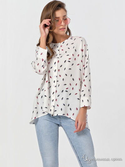 Блуза Fly, цвет белый