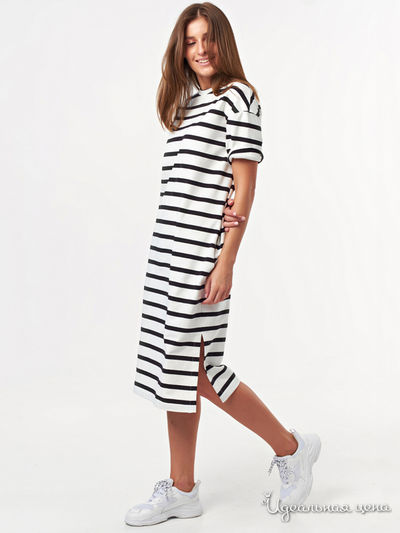 Платье Fly, цвет черный, белый