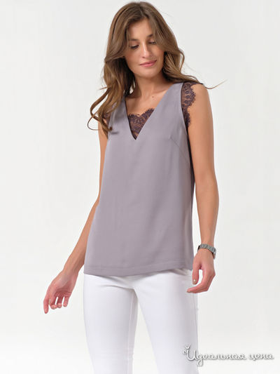 Топ Fly, цвет серый