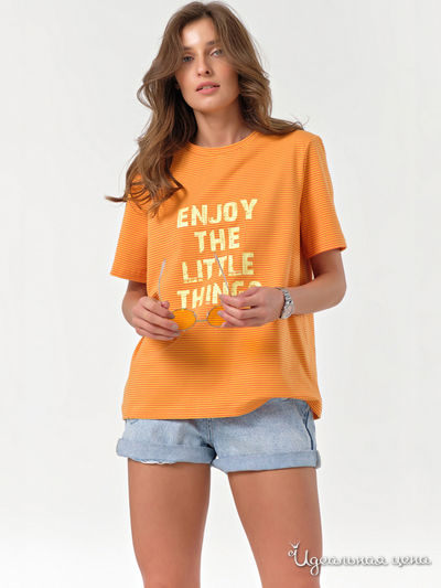 Футболка Fly, цвет оранжевый