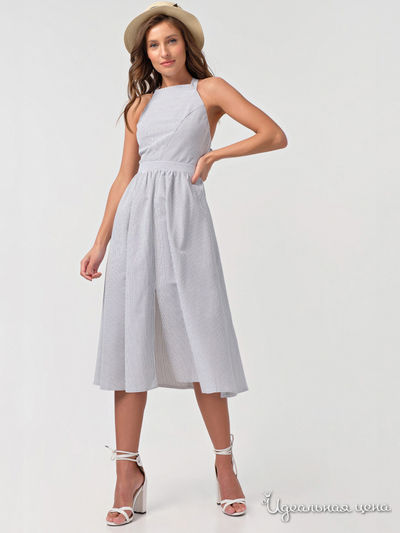 Платье Fly, цвет белый, серый