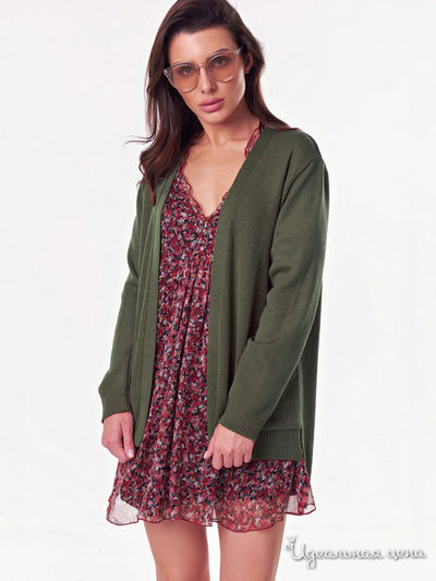 Кардиган Fly, цвет темно-зеленый