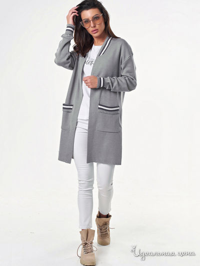 Кардиган Fly, цвет серый