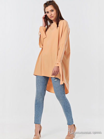 Блуза Fly, цвет персиковый