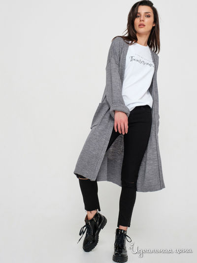 Кардиган Fly, цвет серый