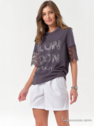 Футболка Fly, цвет темно-серый