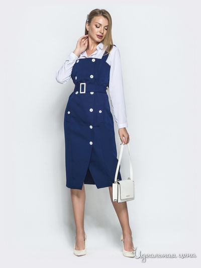 Сарафан Dressa, цвет темно-синий