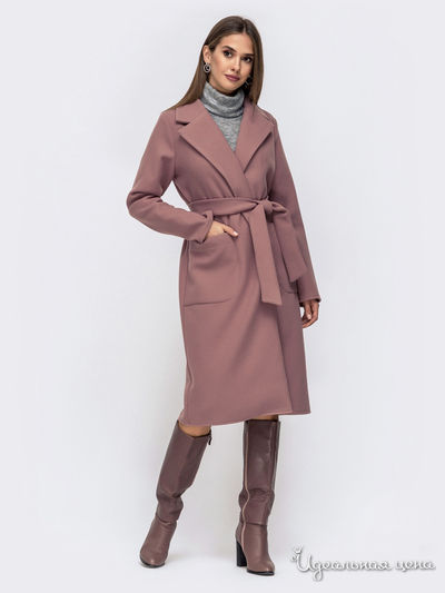 Пальто Dressa, цвет розовый