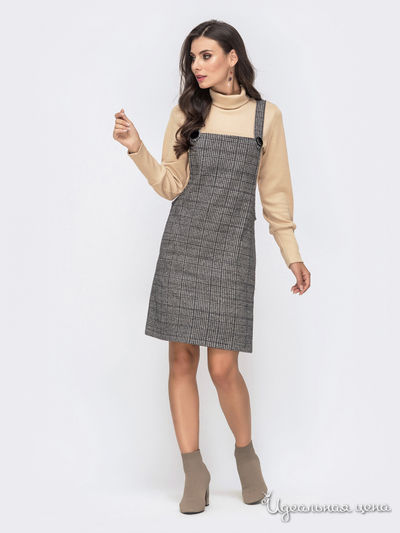 Сарафан Dressa, цвет серый