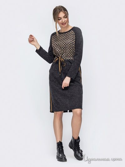 Платье Dressa, цвет темно-серый