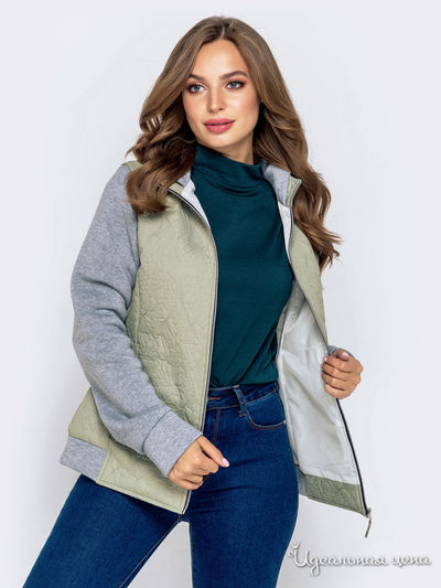 Бомбер Dressa, цвет серый