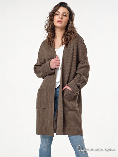 Кардиган Fly, цвет коричневый