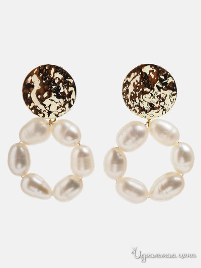 Серьги Fransua Ardy, цвет белый