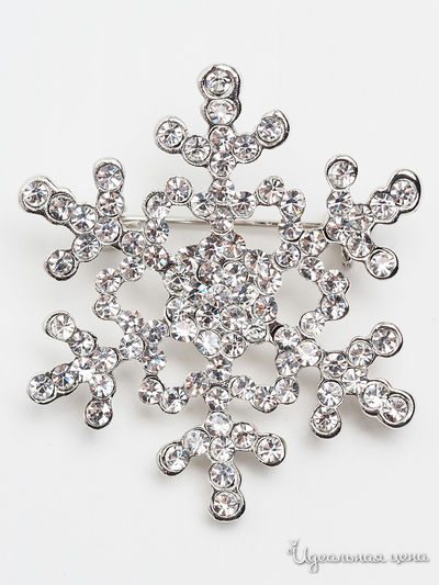 Брошь Fransua Ardy, цвет серебряный