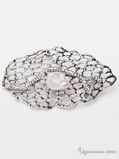 Брошь Fransua Ardy, цвет серебряный