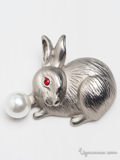 Брошь Fransua Ardy, цвет серебряный