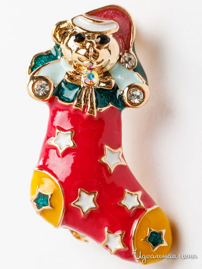 Брошь Fransua Ardy, цвет фуксия