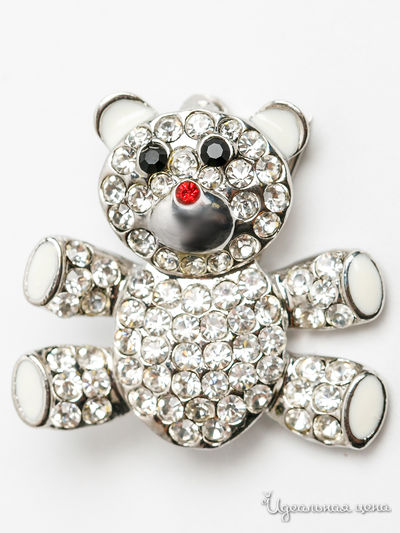 Брошь Fransua Ardy, цвет серебряный