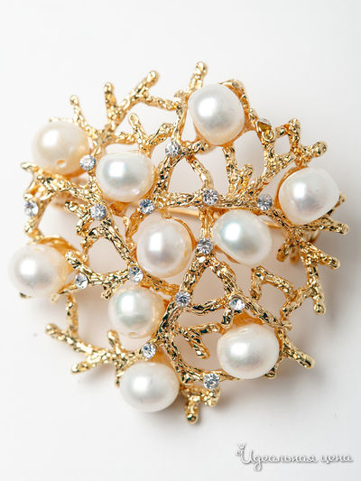 Брошь Fransua Ardy, цвет золотой