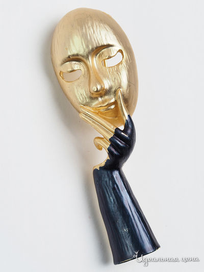 Брошь Fransua Ardy, цвет золотой