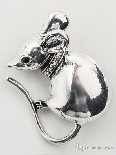 Брошь Fransua Ardy, цвет серебряный