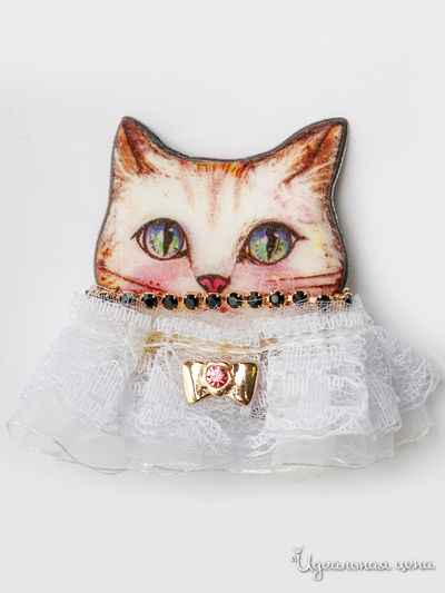 Брошь Fransua Ardy, цвет белый