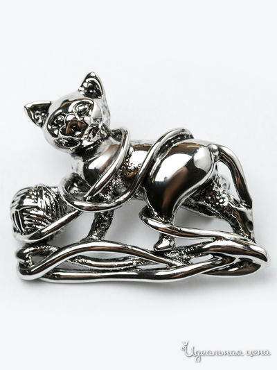 Брошь Fransua Ardy, цвет серебряный