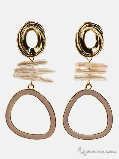 Серьги Fransua Ardy, цвет розовый