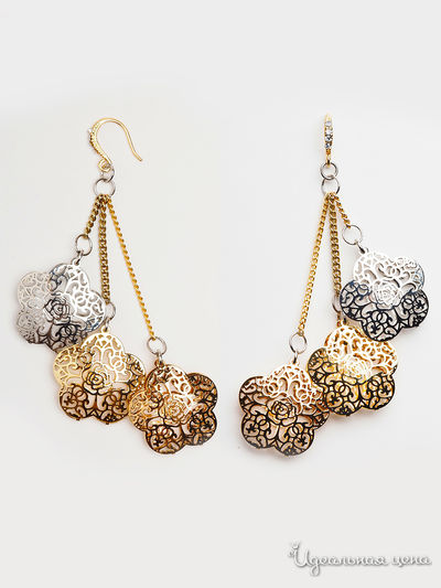 Серьги Fransua Ardy, цвет золотой, серебряный