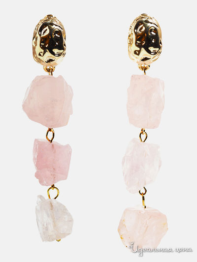 Серьги Fransua Ardy, цвет розовый