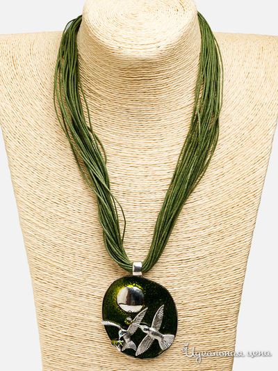 Колье Fransua Ardy, цвет зеленый