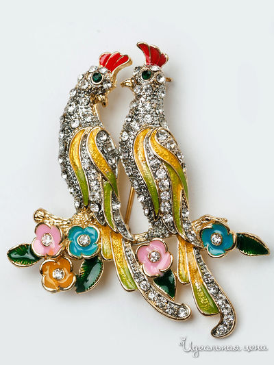 Брошь Fransua Ardy, цвет зеленый