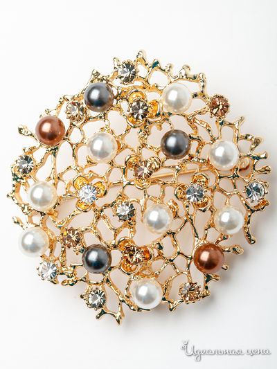 Брошь Fransua Ardy, цвет золотой