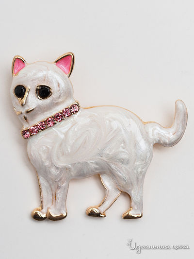 Брошь Fransua Ardy, цвет белый