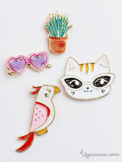 Комплект украшений Fransua Ardy, цвет белый, розовый