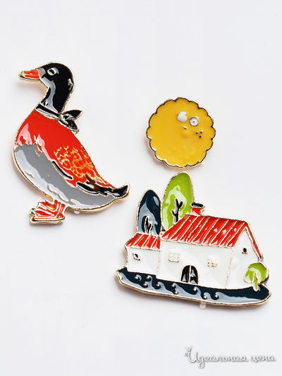 Комплект украшений Fransua Ardy, цвет желтый, белый