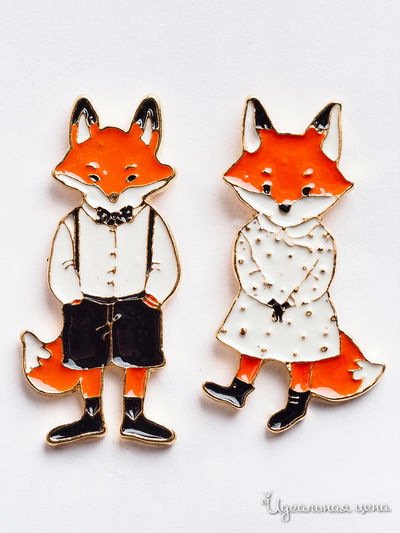 Комплект украшений Fransua Ardy, цвет оранжевый, белый