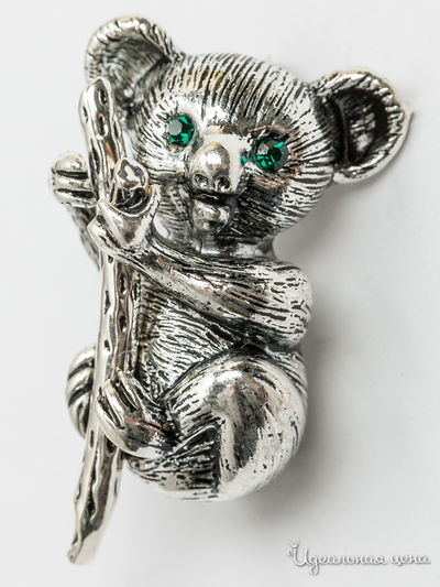 Брошь Fransua Ardy, цвет серебряный