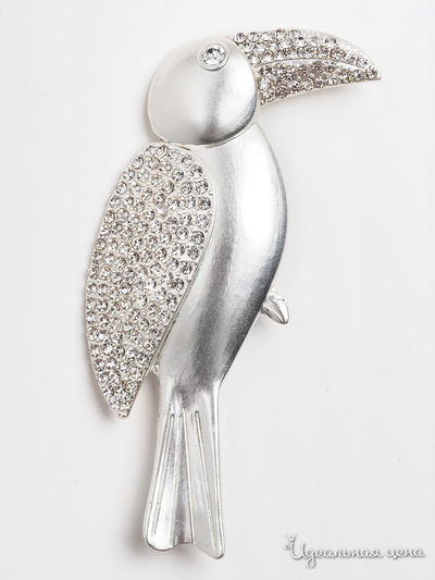 Брошь Fransua Ardy, цвет серебряный