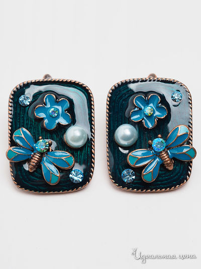 Серьги Fransua Ardy, цвет синий