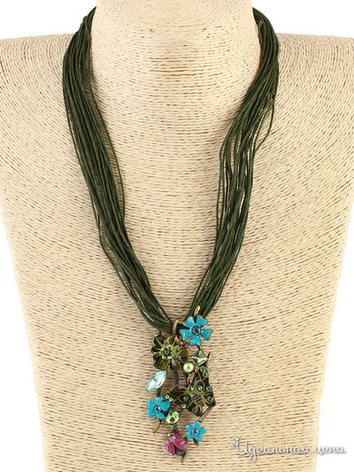 Колье Fransua Ardy, цвет зеленый