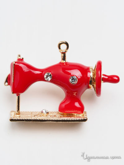 Брошь Fransua Ardy, цвет красный